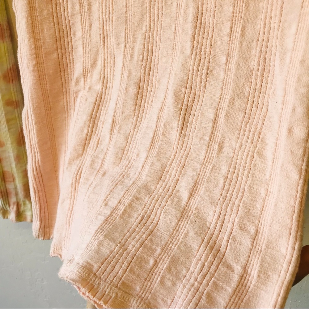 We the Free Pink Pastel Light Tie Dye Blouse size small - Picture 5 of 8